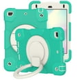 thumbnail image 1 of iPad Mini Case 5th/4th Generation, [Shockproof] Drop Proof Case with Pencil Holder, Armor Rugged Crossbody Strap, Rotatable Kickstand & Hand Strap Cover for iPad Mini 5 / 4, Mint, 1 of 11