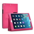 thumbnail image 1 of iPad Mini Case (Hot Pink) - Slim Fit Synthetic Leather Folio Case Stand with Smart Cover Auto Sleep & Wake Feature and Stylus Holder for Apple iPad Mini 3 & iPad Mini 2, 1 of 4