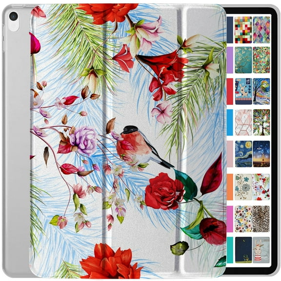 iPad PRO 10.5" 2017 Case A1701 A1709 A1852 MQDX2LL/A MQDT2LL/A MQDW2LL/A MQDY2LL/A MPF22LL/A MPDY2LL/A MPF02LL/A MPF12LL/A MPGL2LL/A MPGK2LL/A MPGH2LL/A MPGJ2LL/A MQF12LL/A MQEY2LL/A Birds & Flowers