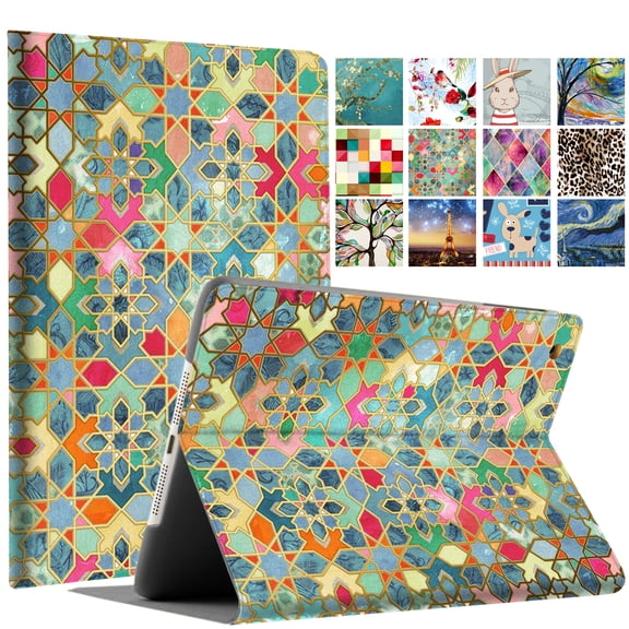 iPad PRO 10.5 Air 3 [ PRO 10.5 Inch Air 3rd Gen ] A1701 A1709 A1852 A2152 A2123 A2153 A2154 Printed Folio Magnetic Smart Protective Sleek & Classic Design Cover - Damask