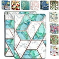thumbnail image 1 of iPad PRO 10.5 Inch 2017 Air 10.5 3rd Generation 2019 [ Air 3 ] A1701 A2152 A2123 MQF12LL/A MQEY2LL/A MQF22LL/A MQF02LL/A TPU Ultra Slim Printed Flip Case with Corner Protection - Marble Green, 1 of 8