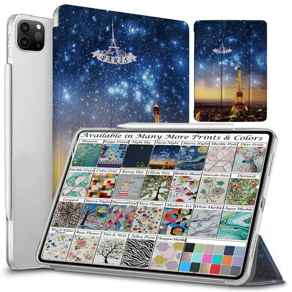 iPad PRO 11 3rd Gen 2021 Cover A2377 A2459 A2301 A2460 MHQR3LL/A MHQT3LL/A MHQW3LL/A MHQX3LL/A MHQU3LL/A MHQV3LL/A MHMT3LL/A MHMU3LL/A MHMV3LL/A MHMW3LL/A MHMX3LL/A MHMY3LL/A MU192LL/A Paris Night