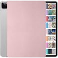 thumbnail image 1 of iPad PRO 11 Inch 2 3 4 Gen [ PRO 11 2nd 2020 3rd 2021 4th 2022 ] A2759 A2435 A2761 A2762 A2377 A2459 A2228 A2068 A2230 A1980 A2013 Slim Hard Shell Protective Stand Cover - Rose Gold, 1 of 7