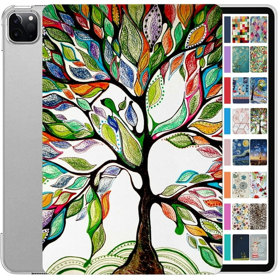 iPad PRO 11 Inch 2 3 4 Generation A2228 A2068 A2230 A2231 MY232LL/A MXDC2LL/A MXDE2LL/A Printed Slim Hard Shell Protective Stand Cover - Olivia Tree