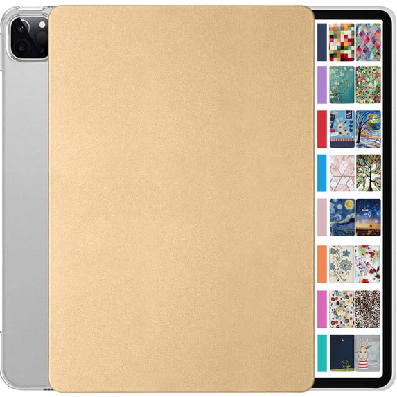 iPad PRO 11 Inch 2 3 4 Generation A2228 A2068 A2230 A2231 MY232LL/A MXDC2LL/A MXDE2LL/A Slim Hard Shell Protective Stand Cover - Gold