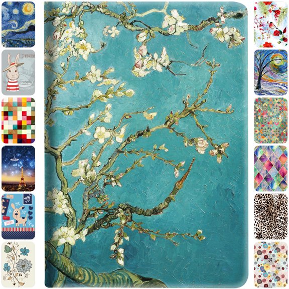 iPad PRO 11 Inch 2 Gen 2020 [ PRO 11 2nd ] A2228 A2068 MY232LL/A MY252LL/A MY332LL/A MY342LL/A Smart Auto Sleep/Wake Slim Profile with Adjustable Viewing Angle Stand Printed Flip Cover - Blossom