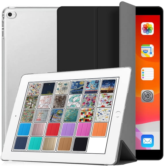 iPad PRO 12.9" 1st Gen 2015 Smart Case A1584 A1652 ML0H2LL/A ML0G2LL/A ML0F2LL/A ML0N2LL/A ML0Q2LL/A ML0R2LL/A ML0V2LL/A ML0U2LL/A ML0T2LL/A ML3Q2LL/A ML3N2LL/A ML3K2LL/A ML2J2LL/A ML3R2LL/A Black