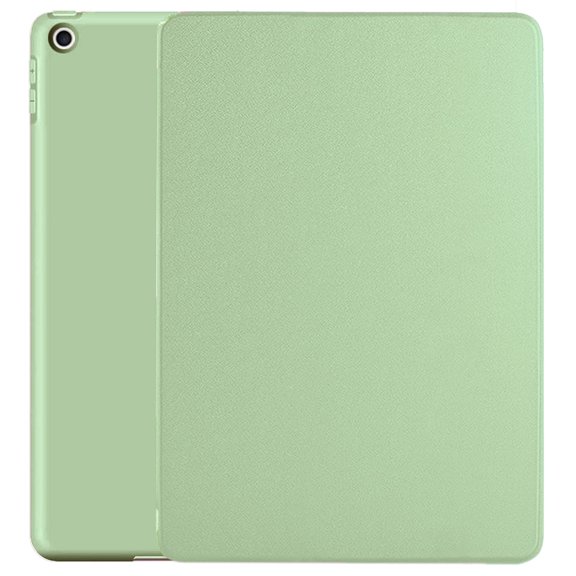 iPad PRO 9.7 Inch [ PRO 2016 ] A1673 A1674 A1675 MLPX2LL/A MLPW2LL/A MLPY2LL/A MLYJ2LL/A Trifold Soft Silicone Shock Proof Magnetic Flip Case - Tea Green