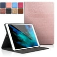thumbnail image 1 of iPad PRO 9.7 Inch 2016 [ PRO 9.7 2016 ] A1673 A1674 A1675 MLMP2LL/A MM172LL/A MLMN2LL/A MLMW2LL/A Tree Texture Folio Smart Cover with Protective Sleek & Classic Design - Rose Gold, 1 of 12