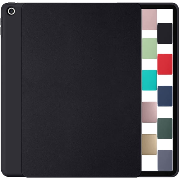 iPad PRO 9.7 Inch [ PRO 2016 ] A1673 A1674 MLPX2LL/A MLPW2LL/A MLPY2LL/A MLYJ2LL/A Trifold Soft Silicone Shock Proof Magnetic Flip Case - Black