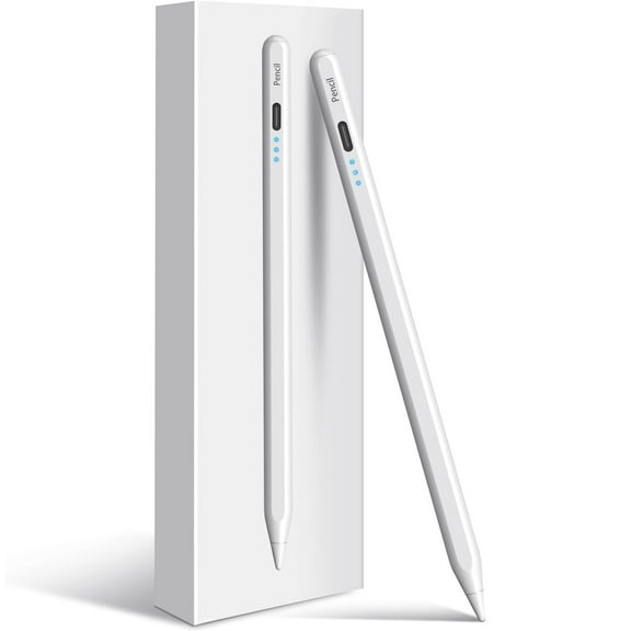 iPad Pencil 9th&10th Generation, 10 Mins Fast Charge Stylus Pen for Apple Pencil 1st/2nd iPad 6/7/8/9/10/11, Pro 11"/12.9"/M4, Air 3/4/5/M2/M3, Mini 5/6 with Palm Rejection, Tilt Sensitivity