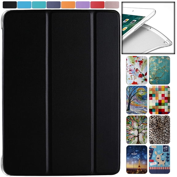 iPad Pro 10.5 2017 Inch Air 3 [ Air 3rd 2019 ] Generation A2152 A2123 A2153 MUUL2LL/A MUUK2LL/A MUUJ2LL/A MUUT2LL/A Lightweight Smart Adjustable Stand Feature Sleek design Flip Case - Black