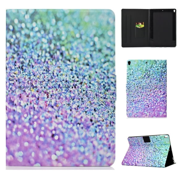 iPad Pro 10.5" Case, Allytech PU Leather Folio Multi Angles Stand Smart Cover with Auto Wake Sleep for Apple iPad Pro 10.5-inch Tablet, Sand