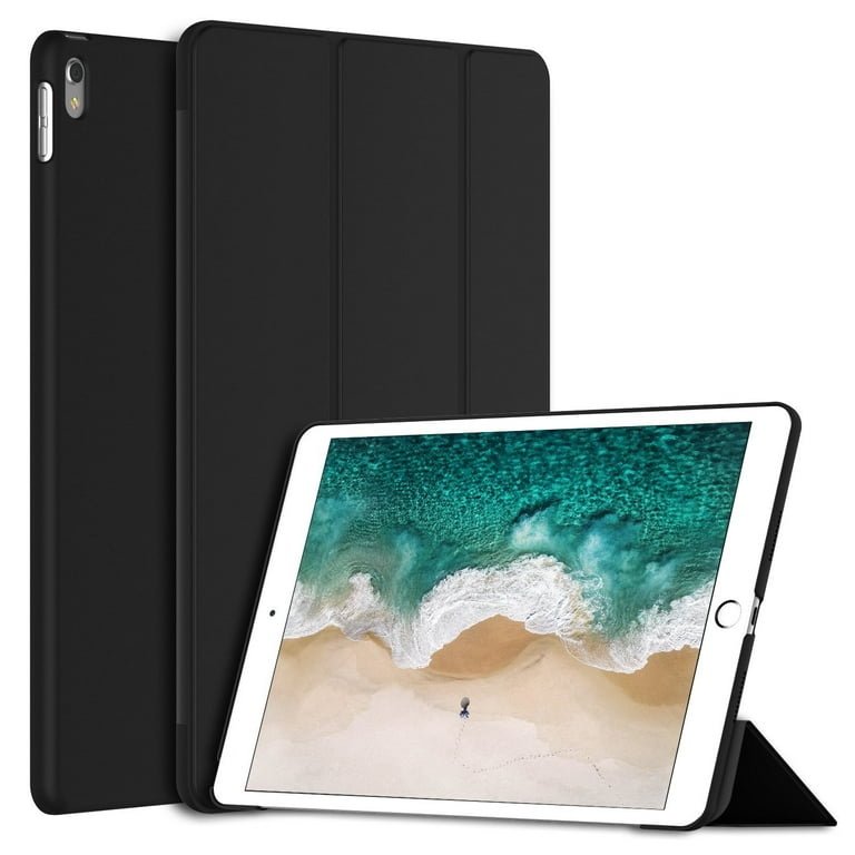 SuprJETech iPad Pro 10.5 Slim Case with Firm Stand, Auto
