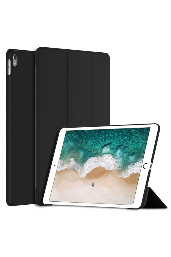 iPad Pro 10.5 Case, SuprJETech Case Cover for the New Apple iPad Pro 10.5 Inch 2017 Model with Auto Sleep/Wake (Black)