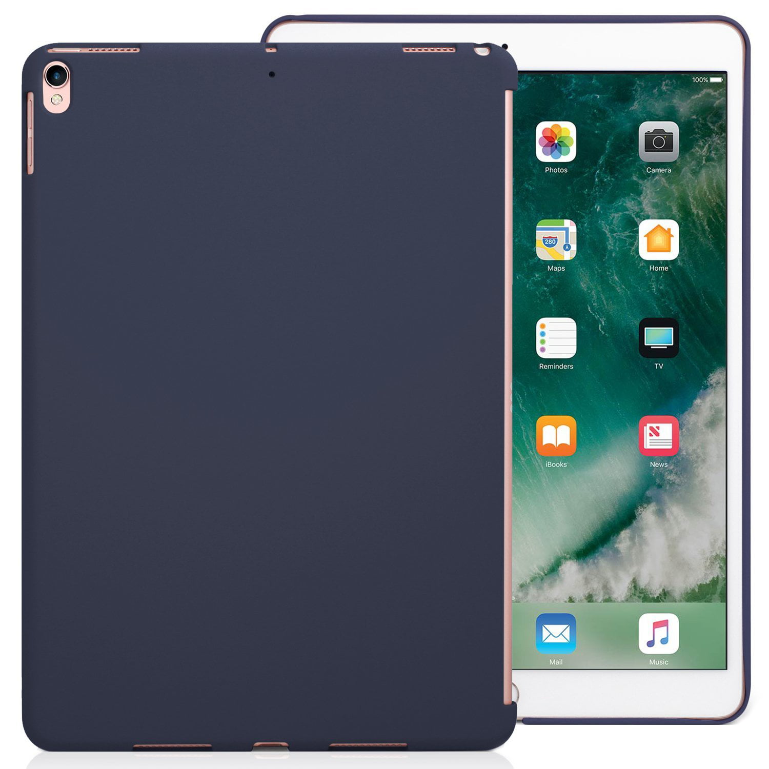 Pochette iPad bleu foncé – Eden Park