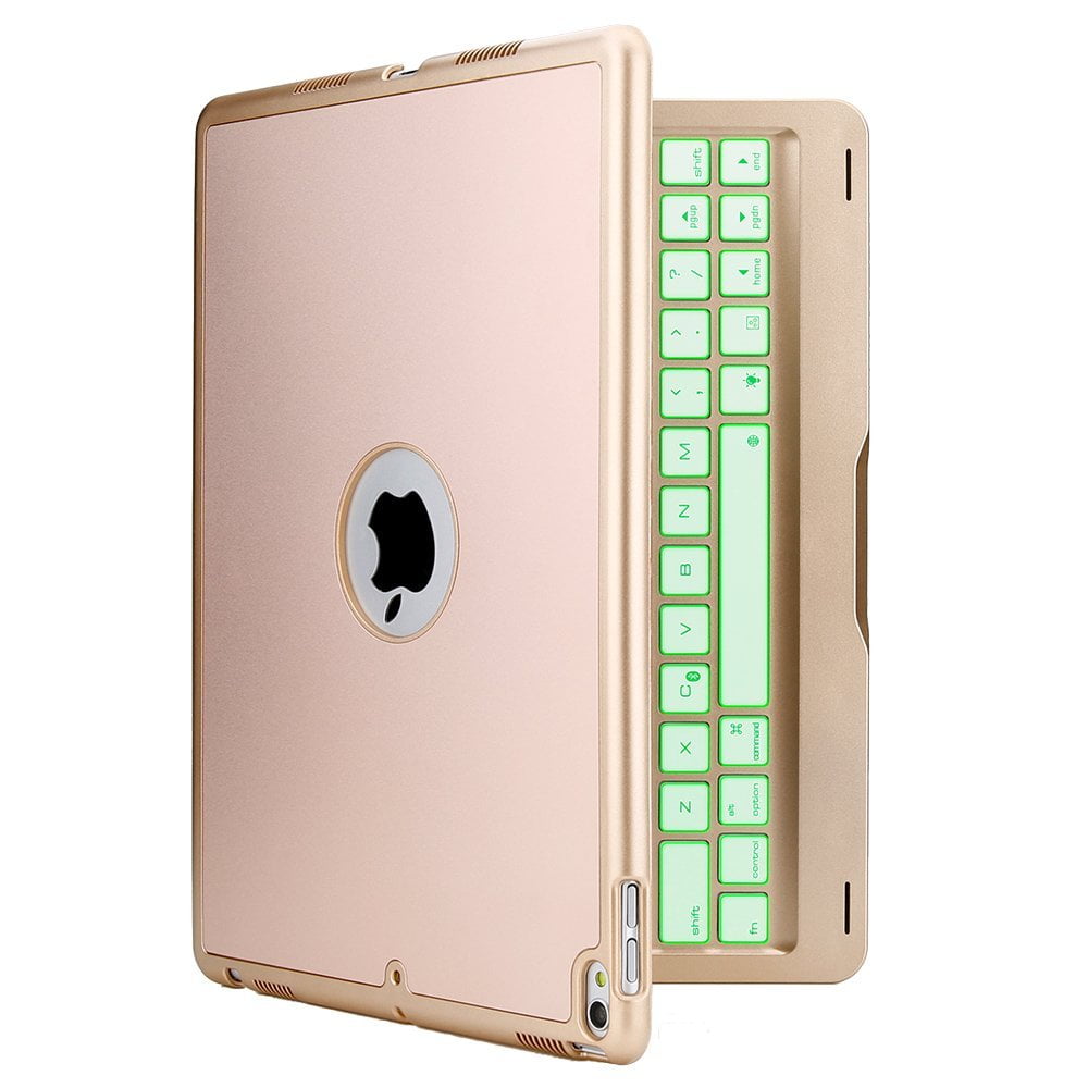 iPad Pro 10.5 Keyboard Case, Tagital F105 7 Colors LED