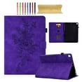 thumbnail image 1 of for iPad Pro 10.5 inch 2017, Premium Luxury PU Leather Cover/Smart Folio with Dual Stand and Auto Sleep/Wake Function Case Cover with Pen Slot & Card Slots for iPad Air 3 2019, Purple, 1 of 7
