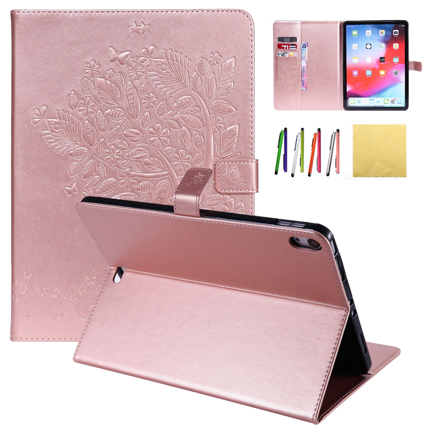 Personalized Leather Magnetic Closure 2022 iPad Pro 12.9 Case 