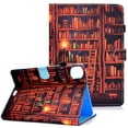 thumbnail image 1 of iPad Pro 11" 2020 Case, Allytech PU Leather Corner Protection Auto Sleep Wake Cards Slots Folio Shockproof Multi Angle Viewing Stand Case Cover for Apple iPad Pro 11 2nd Generation, Bookshelf, 1 of 8