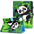 thumbnail image 1 of iPad Pro 11" 2020 Case, Allytech PU Leather Corner Protection Auto Sleep Wake Cards Slots Folio Shockproof Multi Angle Viewing Stand Case Cover for Apple iPad Pro 11 2nd Generation, Panda, 1 of 8