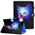 thumbnail image 1 of iPad Pro 11" 2020 Case, Allytech PU Leather Corner Protection Auto Sleep Wake Cards Slots Folio Shockproof Multi Angle Viewing Stand Case Cover for Apple iPad Pro 11 2nd Generation, Colorful Cat, 1 of 8