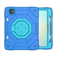 thumbnail image 1 of for iPad Pro 11 2022/2021/2020/2018 Hybrid Kids Case with Stand & Pencil Holder, Luxury PC + Silicone Heavy Duty Protection Shockproof Rugged Case Cover for iPad Air4/Air5 - Blue, 1 of 5