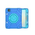 thumbnail image 1 of for iPad Pro 11 2022/2021/2020/2018 Hybrid Kids Case with Stand & Pencil Holder, Luxury PC + Silicone Heavy Duty Protection Shockproof Rugged Case Cover for iPad Air4/Air5 - Blue, 1 of 5