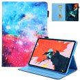 thumbnail image 1 of iPad Pro 11 Case 2020 2nd Generation, Allytech PU Leather TPU Inner Smart Cover Auto Sleep Wake Folio Flip Kickstand Full Protection Case for Apple iPad Pro 11 2nd Gen, Galaxy, 1 of 7
