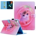 thumbnail image 1 of iPad Pro 11 Case 2020 2nd Generation, Allytech PU Leather TPU Inner Smart Cover Auto Sleep Wake Folio Flip Kickstand Full Protection Case for Apple iPad Pro 11 2nd Gen, Pink Cat, 1 of 7