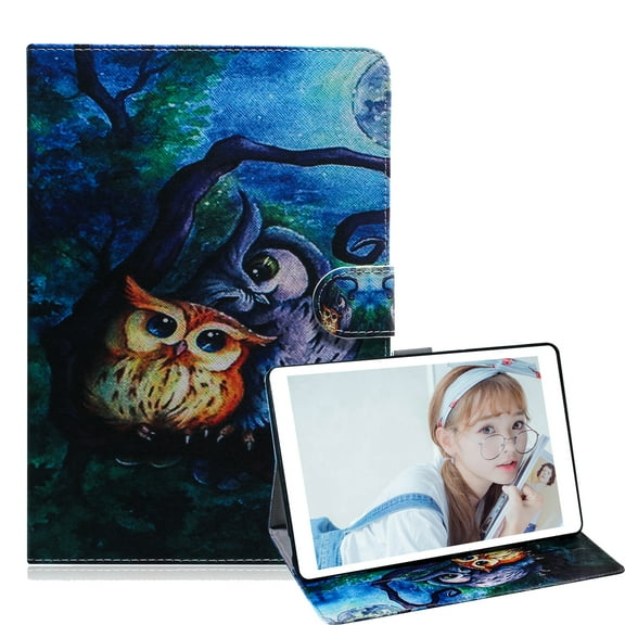 iPad Pro 11 Case 2020, Allytech Folio Premium PU Leather Kickstand Shockproof Corner Protective Cards Holder Book Style Magnetic Clasp Case Cover for Apple iPad Pro 11 2nd Generation,Owl