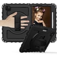 thumbnail image 1 of iPad Pro 11 Case 2020, iPad Pro 11 2nd Generation Case, Allytech Heavy Duty Shockproof Pencil Holder 360 Rotating Hand Strap Shoulder Strap Cover Case for Apple iPad Pro 11 2020, Black, 1 of 1