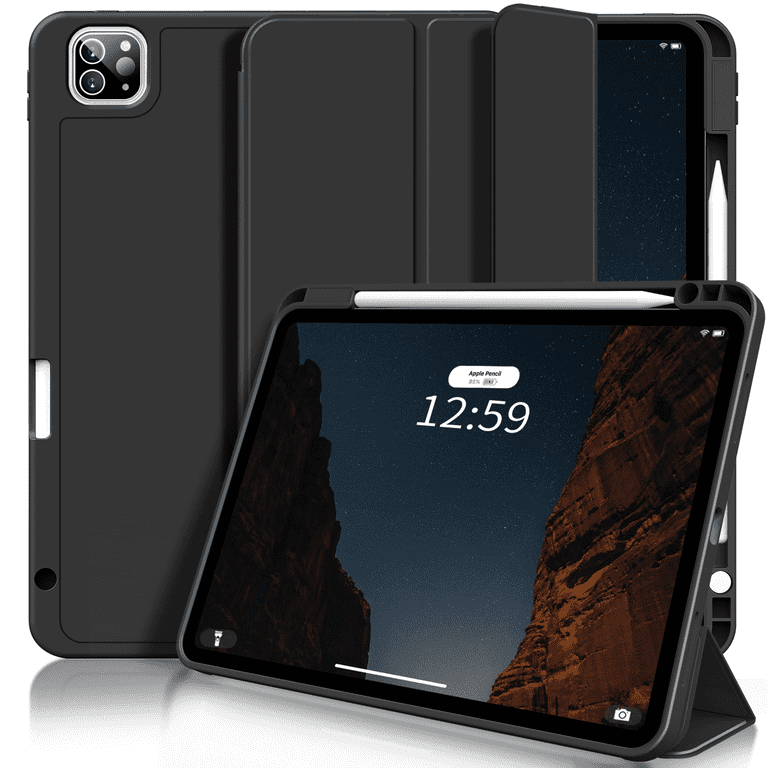 Aoub iPad Pro 11 inch Case 2024 M4 5th Generation with Pen Holder