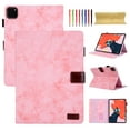 thumbnail image 1 of for iPad Pro 11 Inch 5th Generation 2024 (A2837 / A3006) Case - Slim Thin Shockproof Premium PU Leather Stand Cover Case, Auto Wake Sleep Smart Case Cover for iPad Pro 11 2024 - Pink, 1 of 7