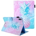 thumbnail image 1 of iPad Pro 11 Inch Case (2018), Allytech PU Leather Ultra Slim Fit Lightweight Folio Flip Stand Smart Cover Auto Sleep Wake Full Protective Cards Slots Wallet Case for Apple iPad Pro 11",Pink Pineapple, 1 of 8
