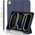 for iPad Pro 11 Inch Case M4 2024 (5th Generation) with Pencil Holder