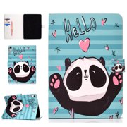 iPad Pro 11-inch 2018 Stand Case, Allytech Pretty Pattern Smart Thin Book Style Folio Wallet Cover with Auto Wake Sleep Feature for New iPad Pro 11-inch 2018 Release Tablet, Hello Panda