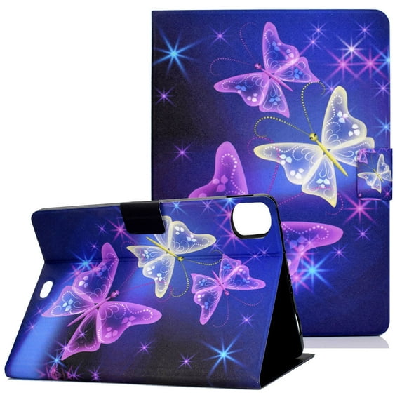 iPad Pro 11-inch 2020 Case (2nd Generation), Allytech PU Leather Slim Fit Kickstand Folio Flip Smart Cover Auto Sleep Wake Shockproof Case Cover for Apple iPad Pro 11,Butterfly