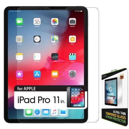iPad Pro 11-inch Tempered Glass Screen Protector, Cellet 0.3mm Premium Tempered Glass Screen Protector for Apple iPad Pro 11-inch (9H Hardness)