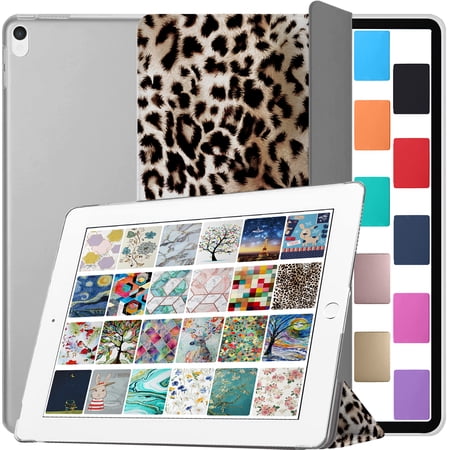 iPad Pro 12.9 2 Gen Transparent Back Case A1670 MQDC2LL/A MQDD2LL/A MQDA2LL/A A1671 MP6H2LL/A MP6J2LL/A MP6G2LL/A MPL02LL/A MPL12LL/A MPKY2LL/A A1821 MQEF2LL/A MQED2LL/A MQEE2LL/A - Leopard
