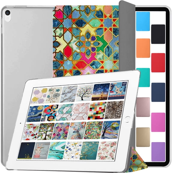 iPad Pro 12.9 2 Gen Transparent Back Case A1670 MQDC2LL/A MQDD2LL/A MQDA2LL/A A1671 MP6H2LL/A MP6J2LL/A MP6G2LL/A MPL02LL/A MPL12LL/A MPKY2LL/A A1821 MQEF2LL/A MQED2LL/A MQEE2LL/A - Damask