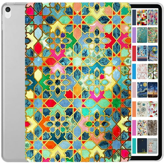 iPad Pro 12.9 2nd Gen 2017 Hard Back Printed Case A1670 MQDC2LL/A MQDD2LL/A MQDA2LL/A A1671 MP6H2LL/A MP6J2LL/A MP6G2LL/A MPL02LL/A MPL12LL/A MPKY2LL/A A1821 MQEF2LL/A MQED2LL/A MQEK2LL/A - Damask