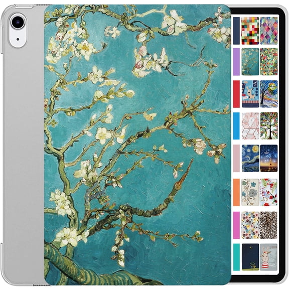 iPad Pro 12.9 3rd Gen 2018 Transparent Back Case A1876 MTEL2LL/A MTEM2LL/A A2014 MTFN2LL/A MTFL2LL/A MTFP2LL/A MTFQ2LL/A A1983 MTHN2LL/A MTHU2LL/A MTJA2LL/A MTJ02LL/A MTJH2LL/A MTJN2LL/A - Blossom
