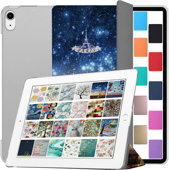 iPad Pro 12.9 3rd Gen Printed Case A1876 MTEL2LL/A A2014 MTFN2LL/A MTFL2LL/A MTFP2LL/A MTFQ2LL/A A1983 MTHN2LL/A MTHU2LL/A MTJA2LL/A MTJ02LL/A MTJH2LL/A MTJN2LL/A MTFT2LL/A - Paris Night