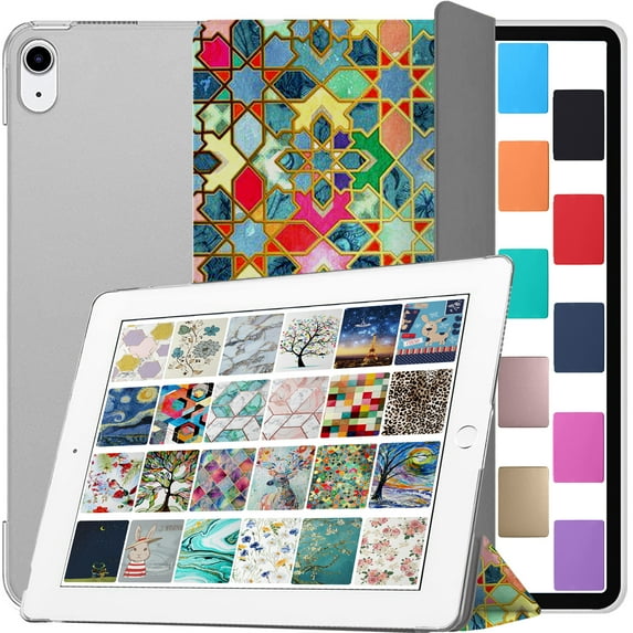 iPad Pro 12.9 3rd Gen Printed Case A1876 MTEL2LL/A A2014 MTFN2LL/A MTFL2LL/A MTFP2LL/A MTFQ2LL/A A1983 MTHN2LL/A MTHU2LL/A MTJA2LL/A MTJ02LL/A MTJH2LL/A MTJN2LL/A MTFT2LL/A - Damask