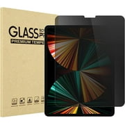 iPad Pro 12.9 Inch Privacy Screen Protector 2022 2021 2020 2018, Anti-Spy Tempered Glass Screen Film Guard for Apple iPad Pro 12.9 6th 5th 4th 3rd Generation [1 Pack]