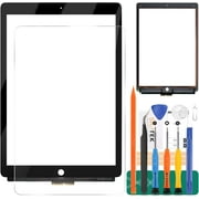 for iPad Pro 12.9 Screen Replacement 1st Gen for iPad A1652 Screen Replacement Touch for iPad Pro 12.9 2015 1st Digitizer Repari Kits A1584 (Without LCD/Display) (Black)