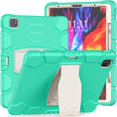 thumbnail image 1 of iPad Pro 12.9 inch 5th Generation 2021 Case,Dteck Shockproof Rubber Hybrid 3-Layer Protection Heavy Duty Case Kickstand Cover Pen Holder Design for iPad Pro 12.9" 5th Gen 2021,Mintgreen, 1 of 6