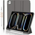 iPad Pro 13 Inch Case M4 (2024) with Pencil Holder, [Support Pencil Pro