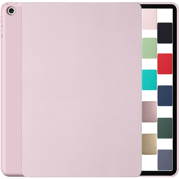 iPad Pro 2016 9.7 Inch [ Pro 9.7 ] A1673 A1674 A1675 MLMP2LL/A MM172LL/A MLMN2LL/A MLMW2LL/A Full Body Protective Soft Back Cover with Wake/Sleep Feature - Pink